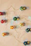 GreenKraft Multicoloured Star Full Moon Handcrafted Bamboo String Light