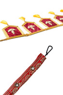 GreenKraft Diya Handcrafted Bamboo Toran