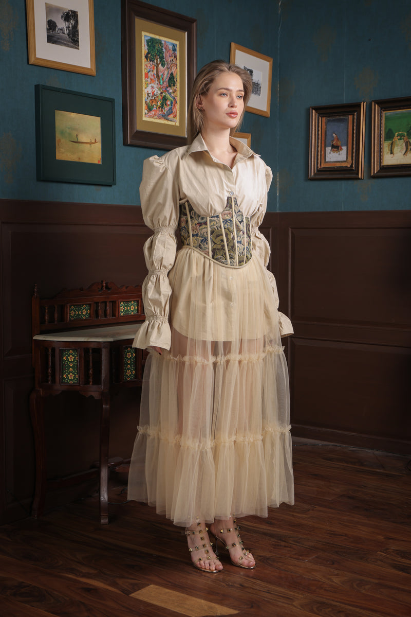 Label Muslin Golden Veil