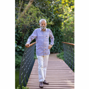 Sky Blush Khadi Shirt