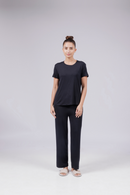 Carbontree Women Carbon Black Bamboo Tee