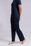Carbontree Women Mid Night Navy Bamboo Lounge Pant