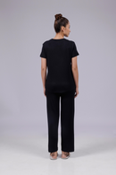 Carbontree Women Carbon Black Bamboo Tee