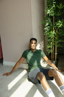 Carbontree Organic Cotton Men Pine Green Carbon Lightweight T-Shirt