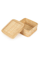 GreenKraft Sora Handcrafted Bamboo Square Box - Set of 3