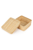 GreenKraft Sora Handcrafted Bamboo Square Box - Set of 3