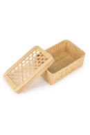 GreenKraft Mira Handcrafted Bamboo Rectangular Box - Set of 3