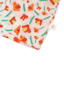 Greendigo Organic Cotton Pack of 1 Frock for Newborn Baby Girls - Off White