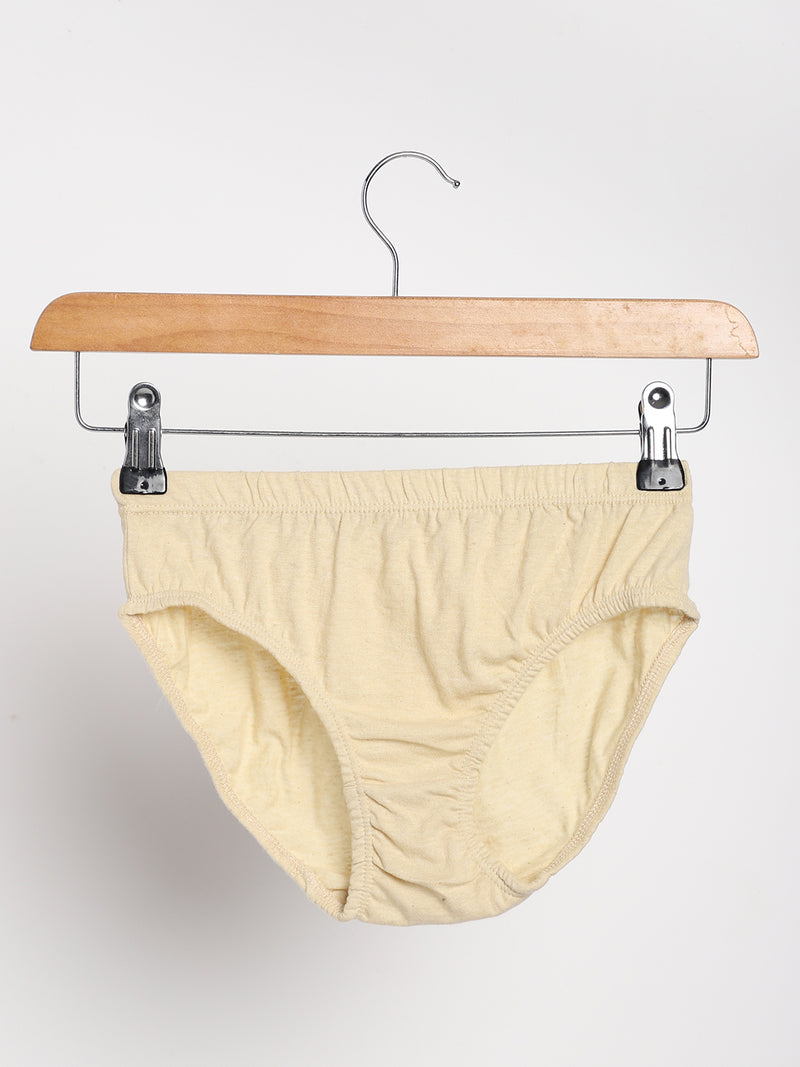 Livbio Organic Cotton & Natural Fiber Dyed Pink & Pomo Yellow Combo Underwear - Pack of 2