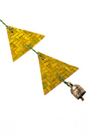 GreenKraft Rangeela Handcrafted Bamboo Door Hanging for Decor - Set of 2