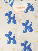 Greendigo Organic Cotton Pack of 2 Jhablas for Newborn Babies - White