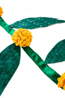 GreenKraft Shubh Handcrafted Bamboo Door Hanging for Decor - Set of 2