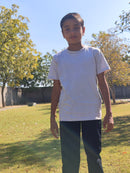 Livbio Organic Cotton & Naturally Fiber Dyed Grey Melange Kids T-shirt