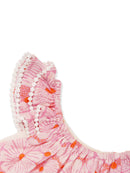 Greendigo Organic Cotton Pack of 1 Romper for Newborn Baby Girls - Pink