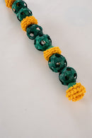 GreenKraft Marigold Handcrafted Bamboo Door Hanging for Decor - Set of 2