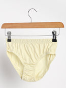Livbio Organic Cotton & Natural Dyed Rust Cream and Turmeric Yellow Combo Underwear - Pack of 2