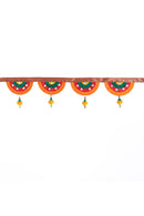 GreenKraft Satrangi Handcrafted Bamboo Marigold Toran
