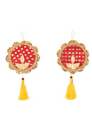 GreenKraft Deepak Handcrafted Bamboo Hanging - Set of 2
