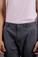 Carbontree Organic Cotton Men Charcoal Mel Casual Chino Shorts