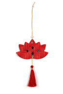 GreenKraft Lotus Handcrafted Bamboo Hanging - Set of 4