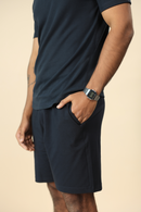 Carbontree Organic Cotton Men Mid Night Navy Lounge Shorts