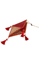 GreenKraft Jhoomar Handcrafted Foldable Bamboo Lantern for Decor