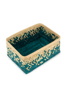 GreenKraft Pearl Handcrafted Bamboo Tray - Set of 2