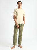 Livbio Organic Cotton & Naturally Fiber Dyed Lemon Yellow Men's T-shirt