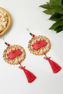 GreenKraft Chakra Lotus Handcrafted Banana Hanging - Set of 2