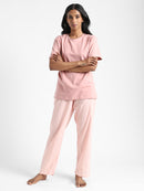Livbio Organic Cotton & Naturally Dyed Earth Pink Women's T-shirt