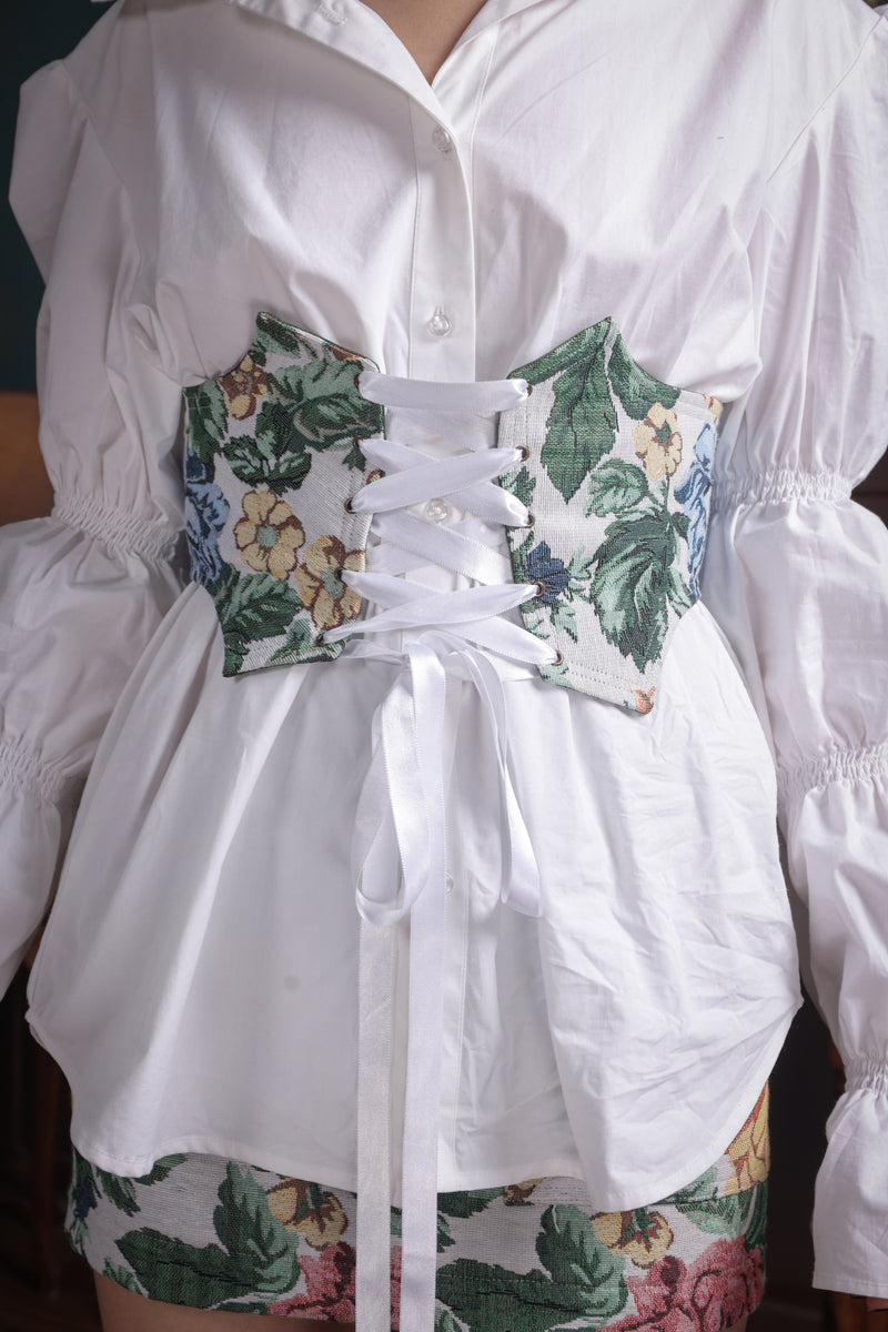 Label Muslin Pearl Bond Skirt Set