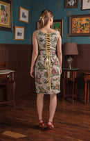 Label Muslin Sand Scrip Skirt Set