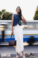 Un Denim - Dark Indigo Short Top X Waist Coat | Lightweight Denim