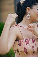 The Conscious Closet Roseshell Poppy Preach Dress in Handloom Cotton