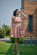The Conscious Closet Smokey Pink Poppy Preach Dress Set in Organic Cotton