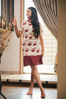 The Conscious Closet Congo Brown Gusty Mindful Long Detachable Dress