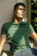 Carbontree Organic Cotton Men Pine Green Carbon Lightweight T-Shirt