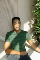 Carbontree Organic Cotton Men Pine Green Carbon Lightweight T-Shirt