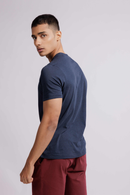 Carbontree Organic Cotton Men Denim Mel Carbon Lightweight T-Shirt