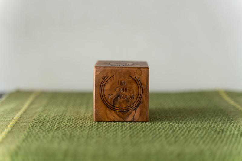 White Light Elements Affirmation Cube