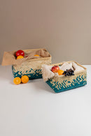 GreenKraft Pearl Handcrafted Bamboo Tray - Set of 2