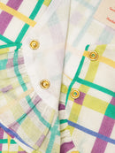 Greendigo Organic Cotton Pack of 2 Top and Pant for Newborn Baby Girls - Green, Yellow