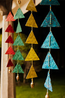GreenKraft Rangeela Handcrafted Bamboo Door Hanging for Decor - Set of 2
