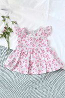 Momokos - 100% Organic Cotton Wild Hearts Muslin Dress