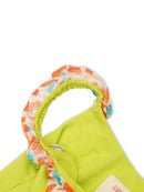 Greendigo Organic Cotton Pack of 1 Frock for Newborn Baby Girls - Green