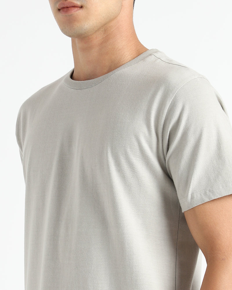 Livbio Organic Cotton & Naturally Dyed Slate Grey Men's T-shirt