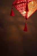 GreenKraft Jhoomar Handcrafted Foldable Bamboo Lantern for Decor