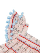 Greendigo Organic Cotton Pack of 1 Frock for Newborn Baby Girls - Pink