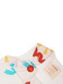 Greendigo Organic Cotton Pack of 1 Frock for Newborn Baby Girls - Off White