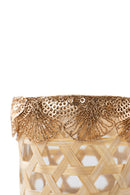 GreenKraft Deepam Handcrafted Bamboo Tealight - Set of 2